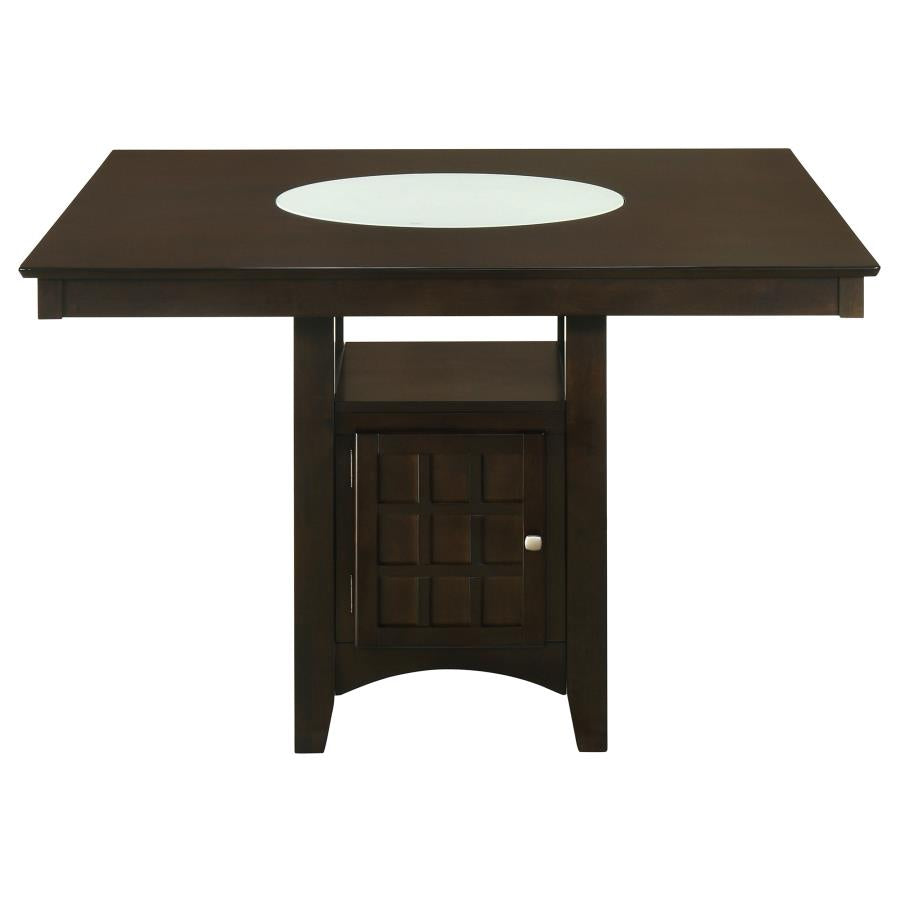 Gabriel 7-Piece Upholstered-Back Counter Height Dining Set Cappuccino