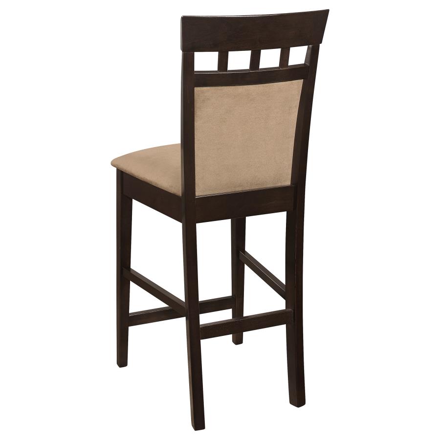 Gabriel 9-Piece Upholstered-Back Counter Height Dining Set Cappuccino