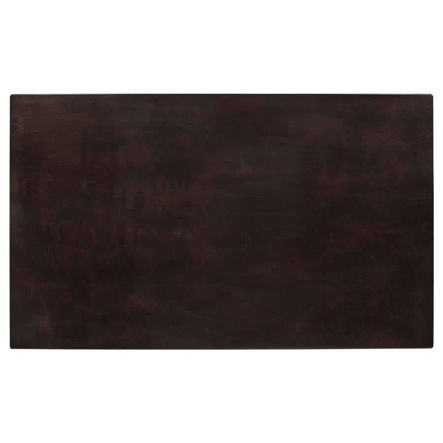 Gabriel Rectangular Rubberwood Dining Table for 4 Cappuccino