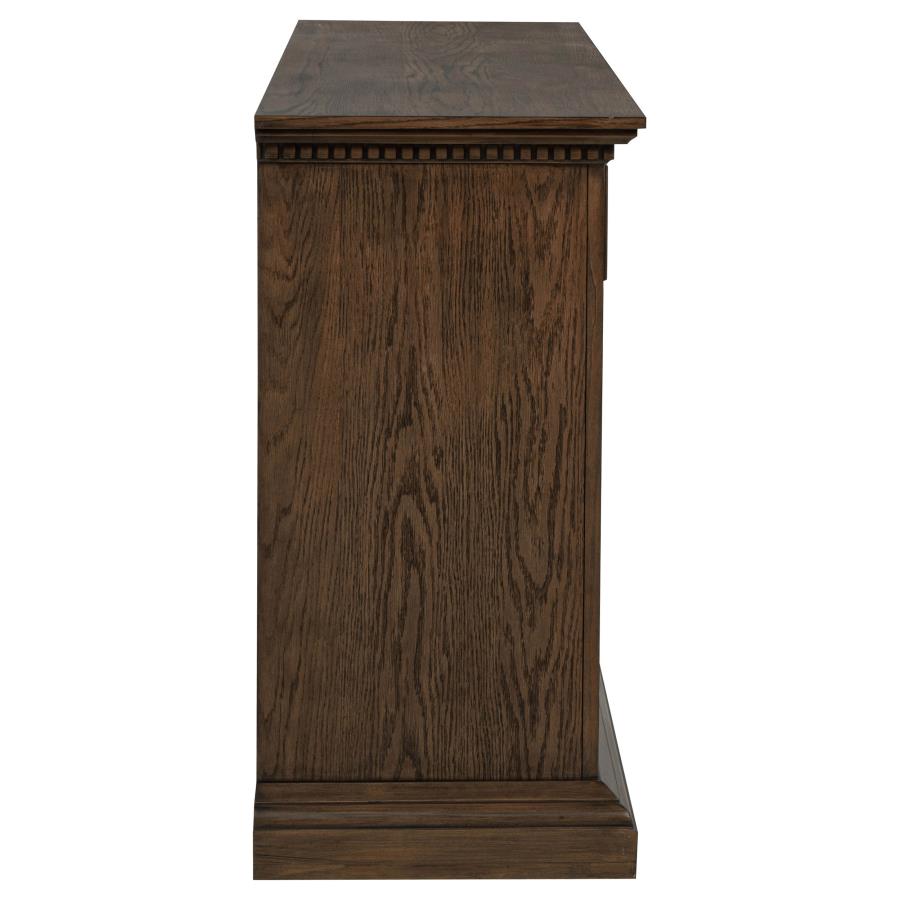 Ridgewell 2-drawer 4-door Dining Server Dark Oak