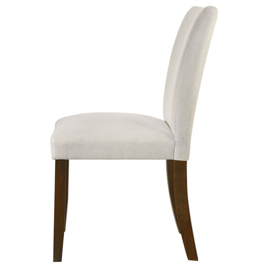 Paxton Upholstered Dining Side Chair Beige (Set of 2)