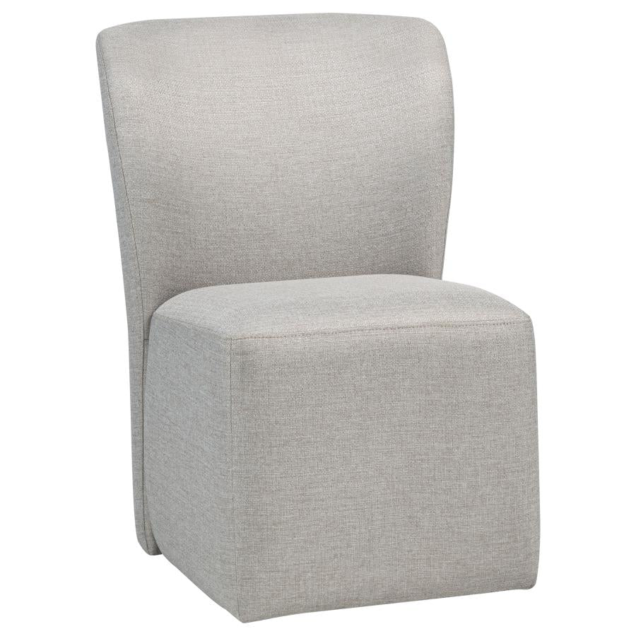 Jaelynn Upholstered Dining Side Chair Beige (Set of 2)