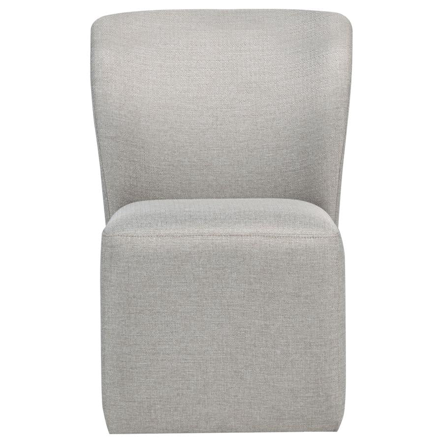Jaelynn Upholstered Dining Side Chair Beige (Set of 2)
