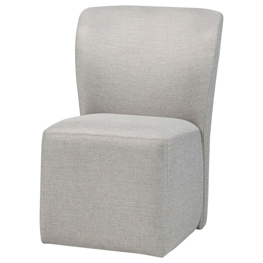 Jaelynn Upholstered Dining Side Chair Beige (Set of 2)