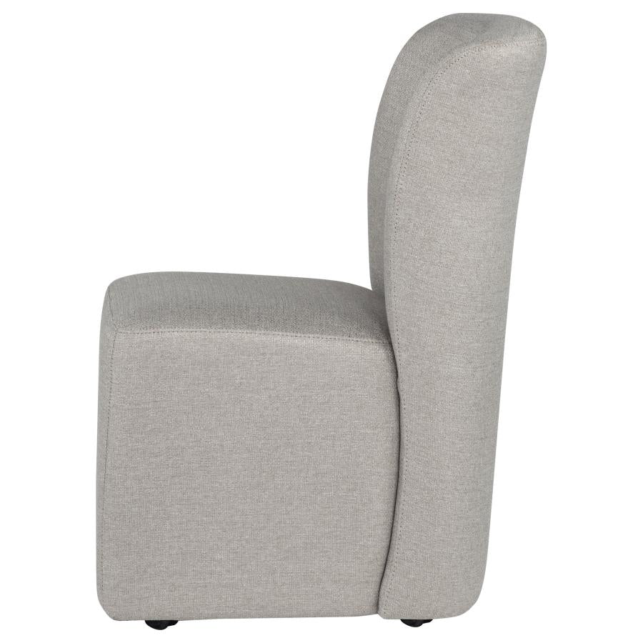Jaelynn Upholstered Dining Side Chair Beige (Set of 2)