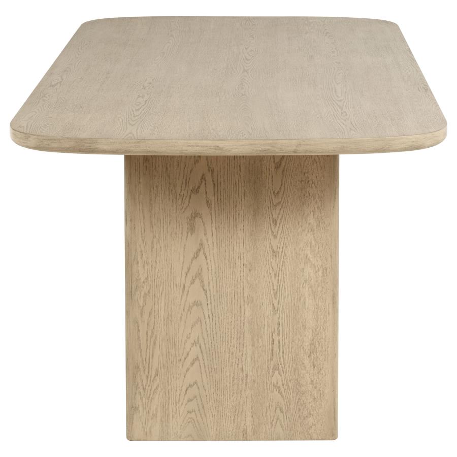 Kailani 7-piece Wood Counter Height Dining Set Beige Oak