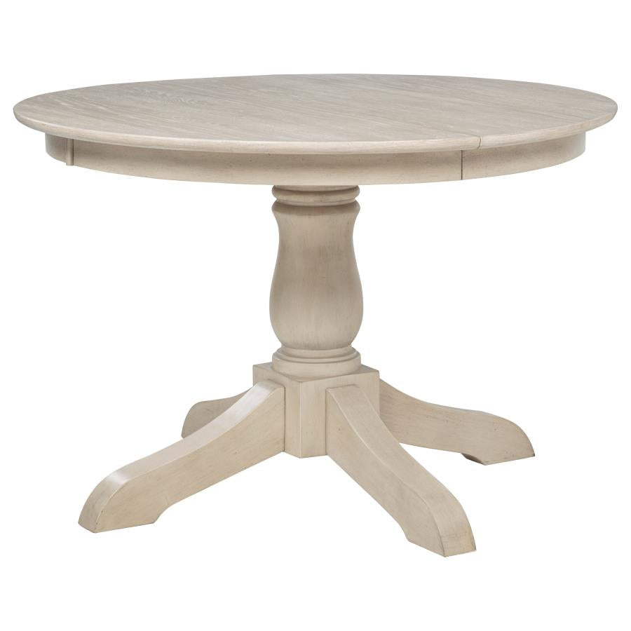 Orrison 7-piece Oval 62-inch Extension Leaf Dining Set Linen
