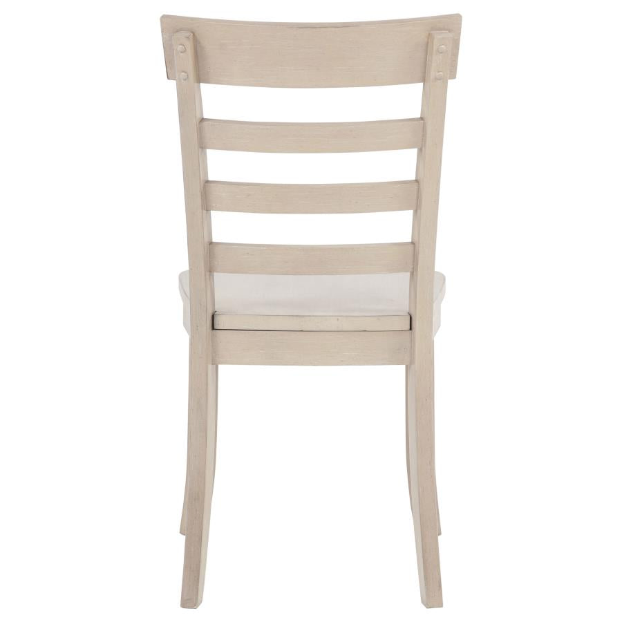 Orrison Ladder Back Dining Side Chair Linen (Set of 2)