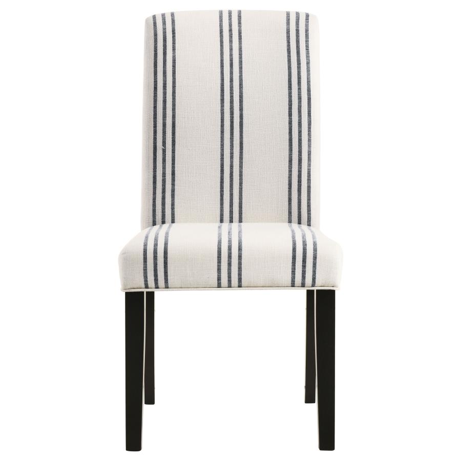 Herran Upholstered Dining Side Chair Beige (Set of 2)