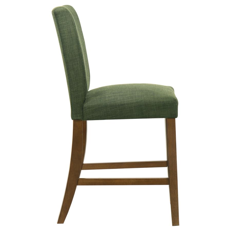 Paxton Upholstered Counter Height Dining Chair Green (Set of 2)