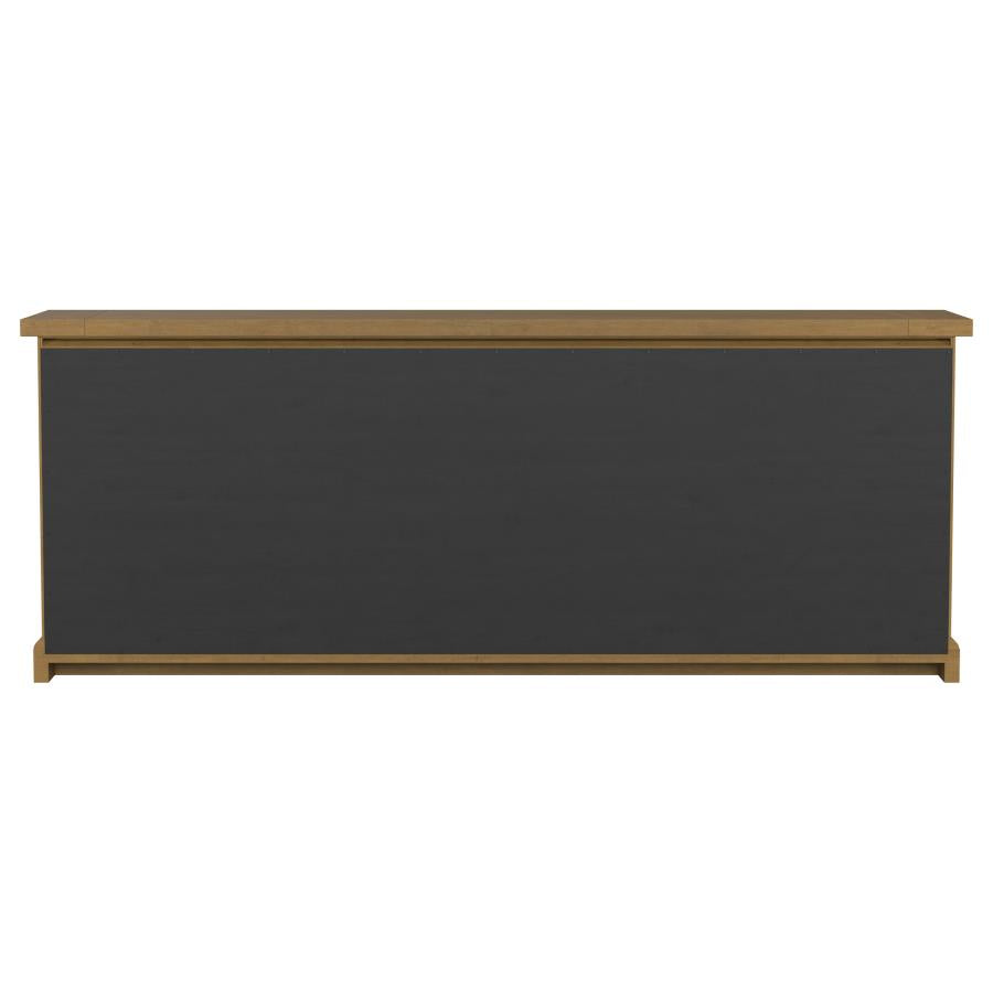Florence 4-door Dining Sideboard Buffet Cabinet Rustic Honey