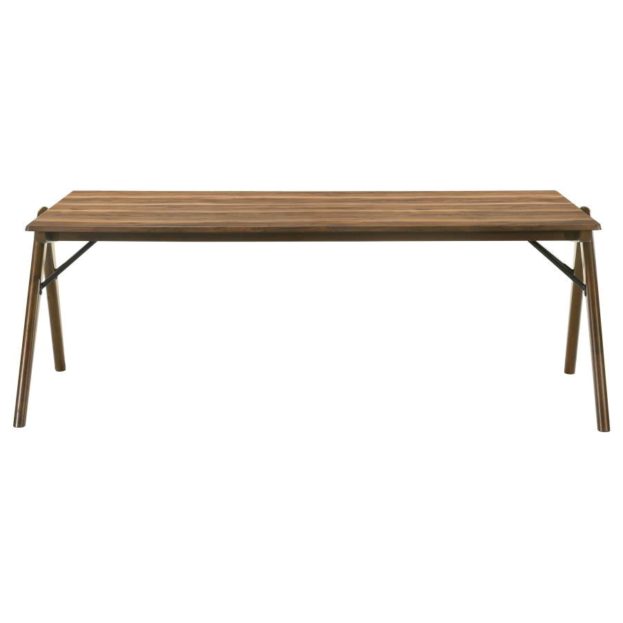 Randolph 82-inch Smart Top Rectangular Dining Table Sheesham and Brown