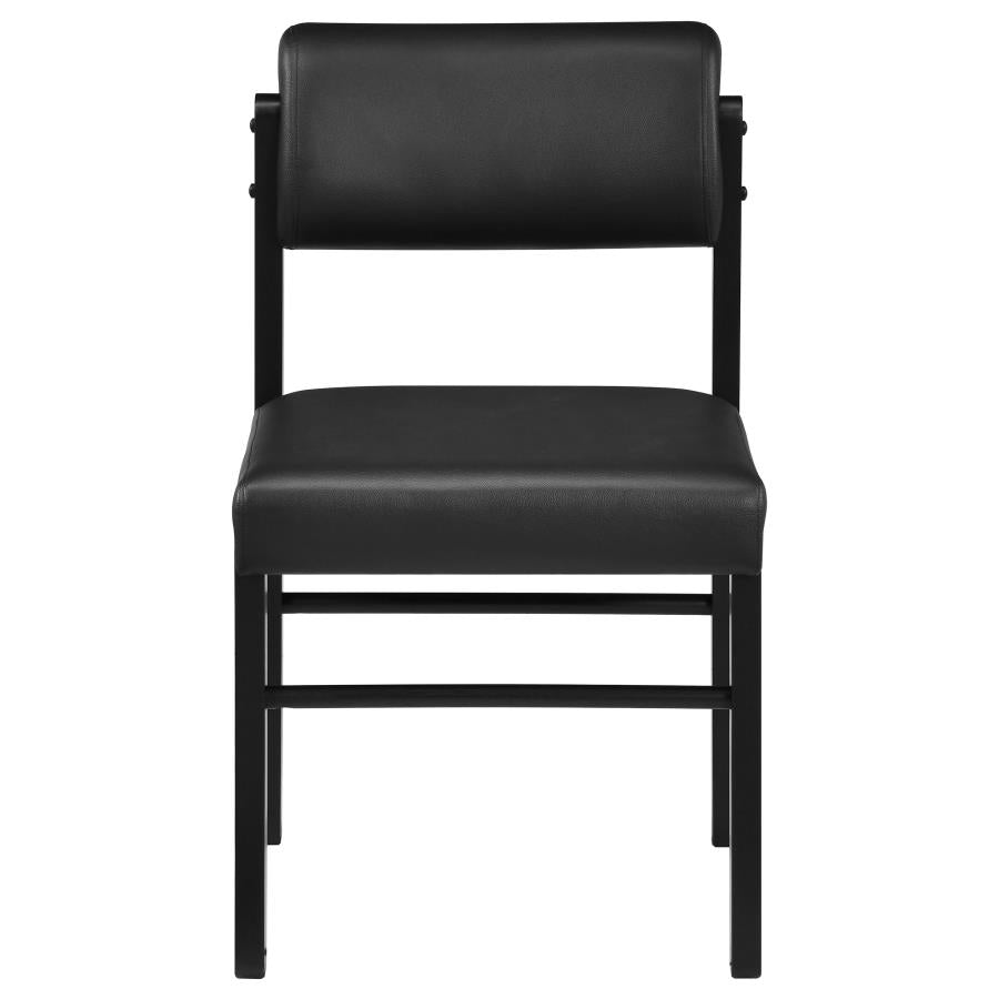 Hamlyn 5-piece Round Wood Dining Set Black