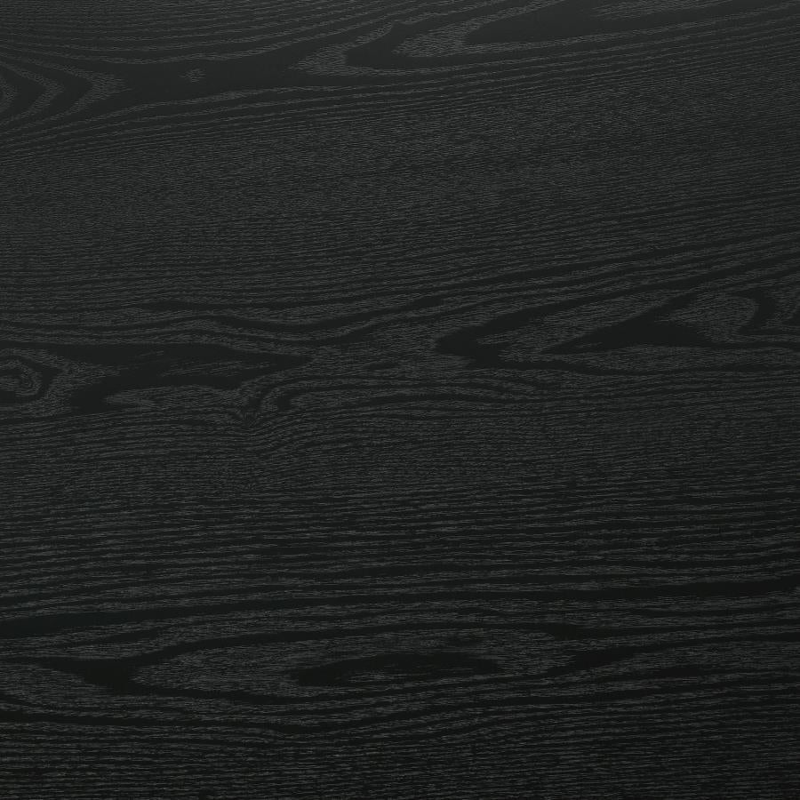 Hamlyn 5-piece Round Wood Dining Set Cream and Black