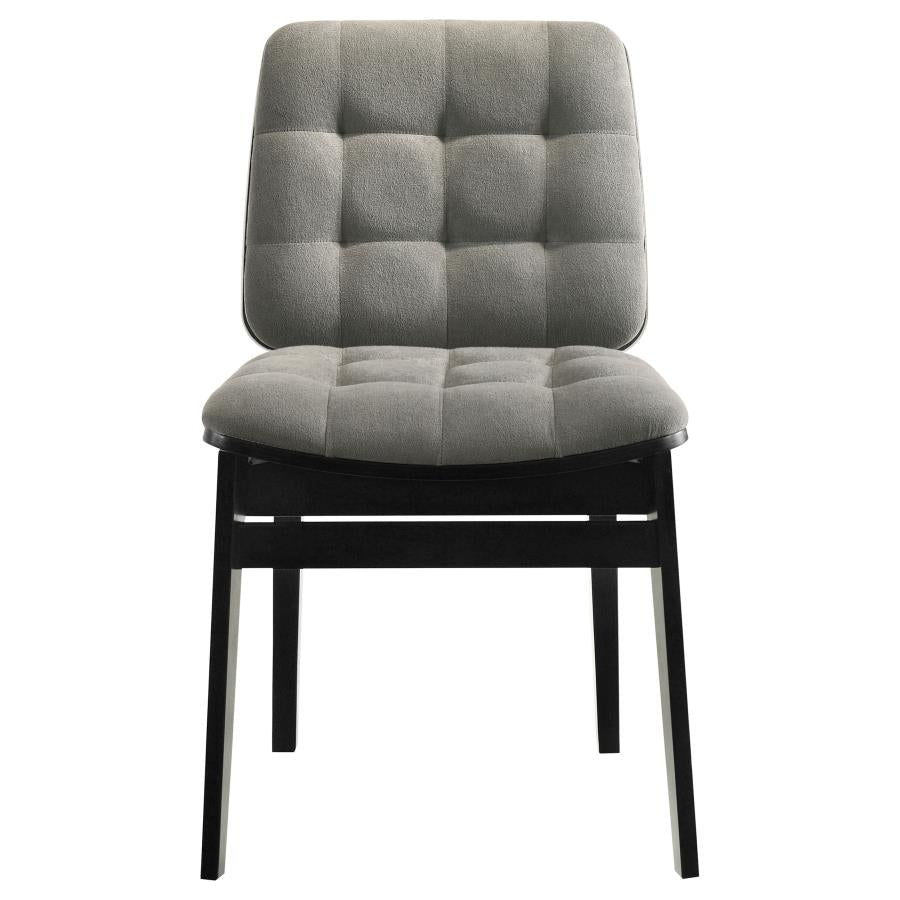 Hamlyn 5-piece Round Wood Dining Set Grey and Black