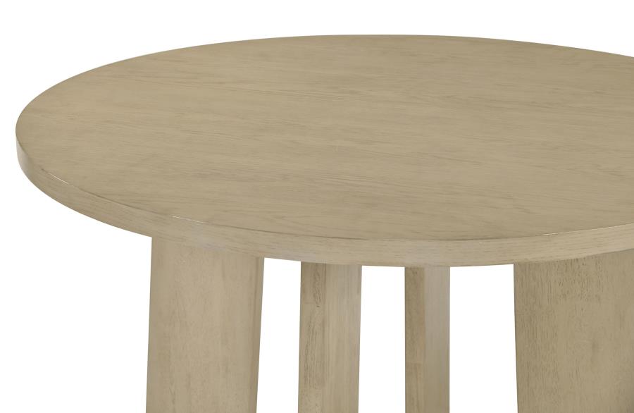 Strouse 5-piece Dining Set Wheat and Natural Oak