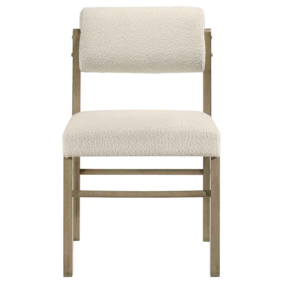 Strouse 5-piece Dining Set Cream and Natural Oak