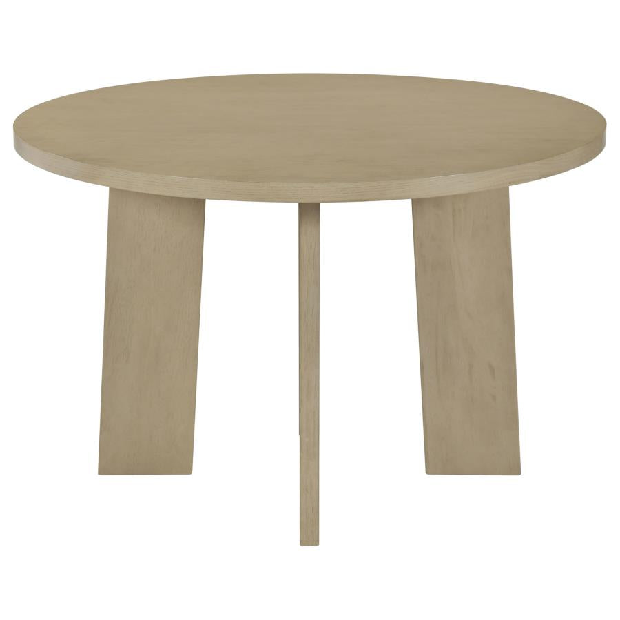 Strouse 5-piece Dining Set Grey and Natural Oak