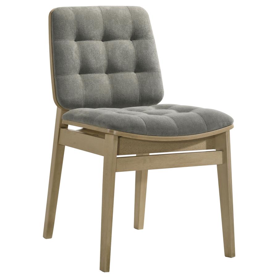 Strouse 5-piece Dining Set Grey and Natural Oak