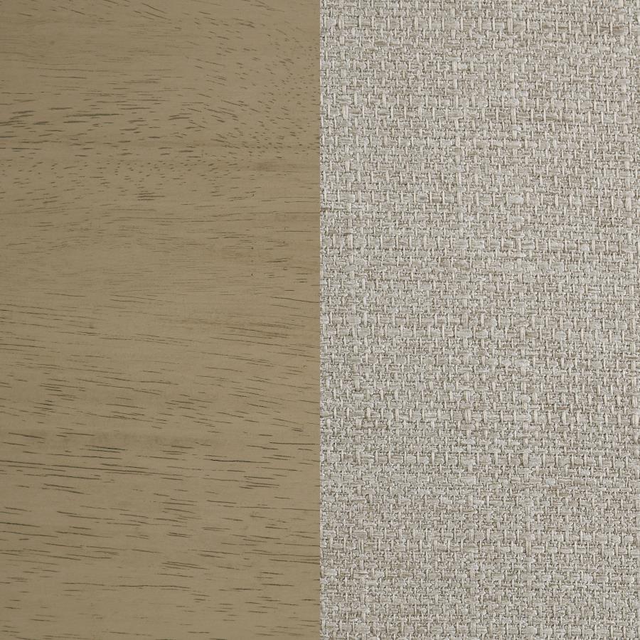 Cullen Dining Side Chair Upholstered Seat Natural Oak (Set of 2)