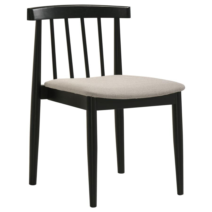 Decker 7-piece 82-inch Rectangular Dining Set Wheat and Black