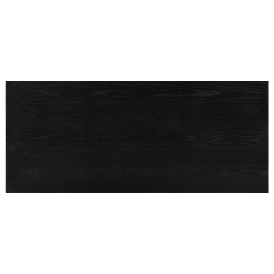 Decker 7-piece 82-inch Rectangular Dining Set Cream and Black