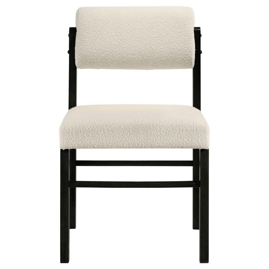 Decker 7-piece 82-inch Rectangular Dining Set Cream and Black
