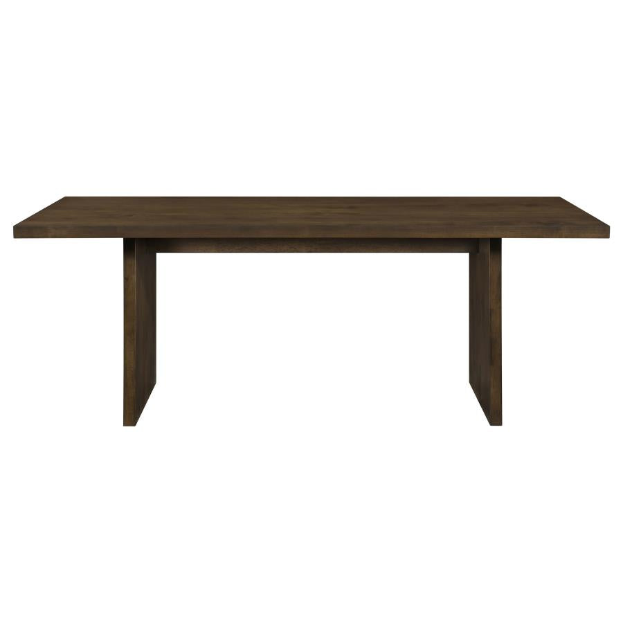 Decker 7-piece 82-inch Rectangular Dining Set Black and Walnut