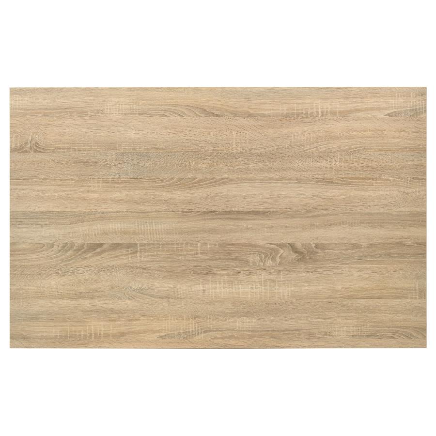 Garza 5-piece Rectangular Dining Table Greige Oak