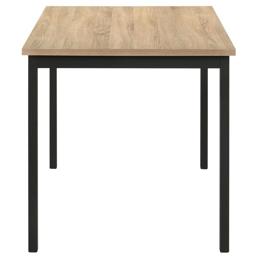 Garza Rectangular 47-inch Dining Table Greige Oak