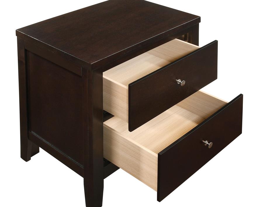 Carlton 4-piece Eastern King Bedroom Set Cappuccino