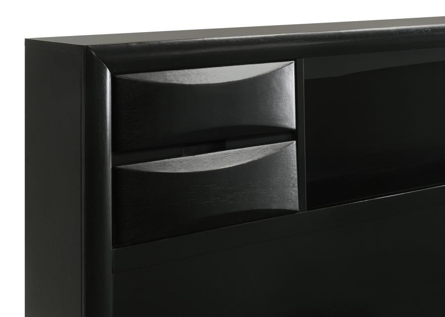 Briana 4-piece Eastern King Bedroom Set Black