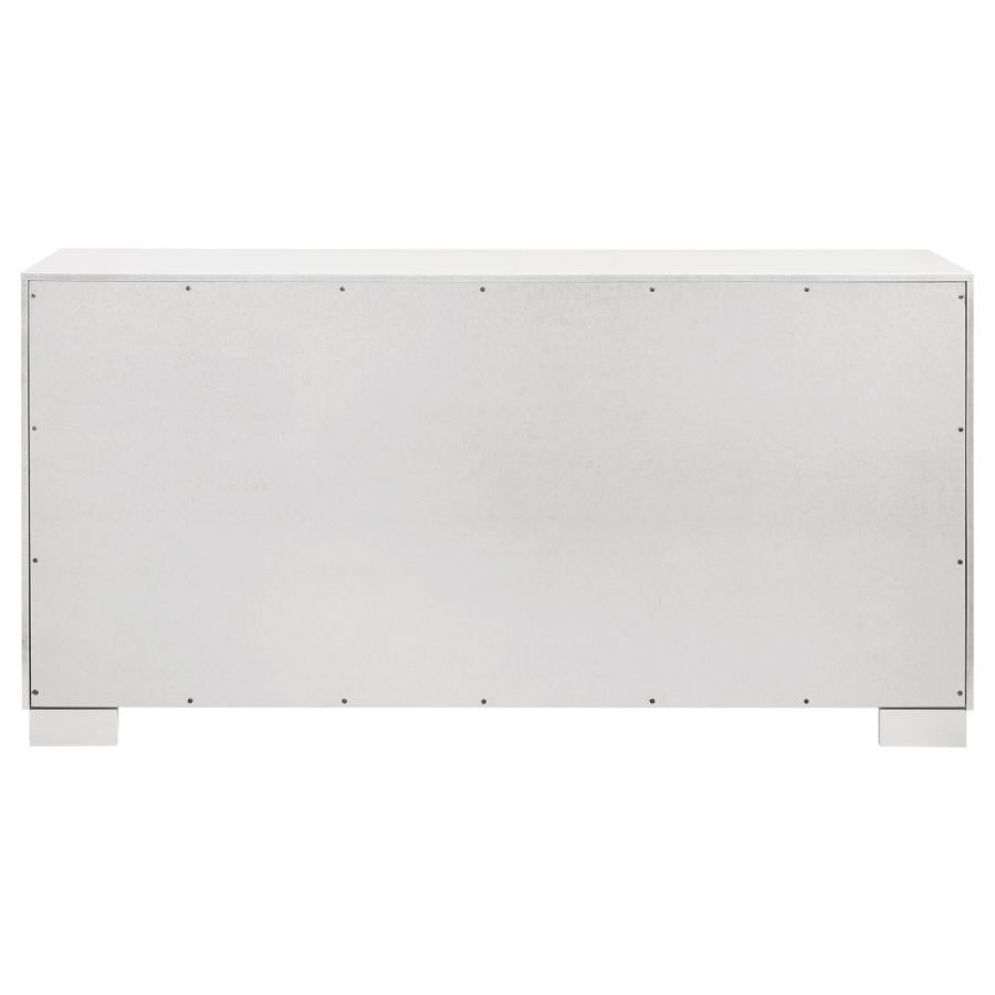 Jessica 6-drawer Dresser Snow White