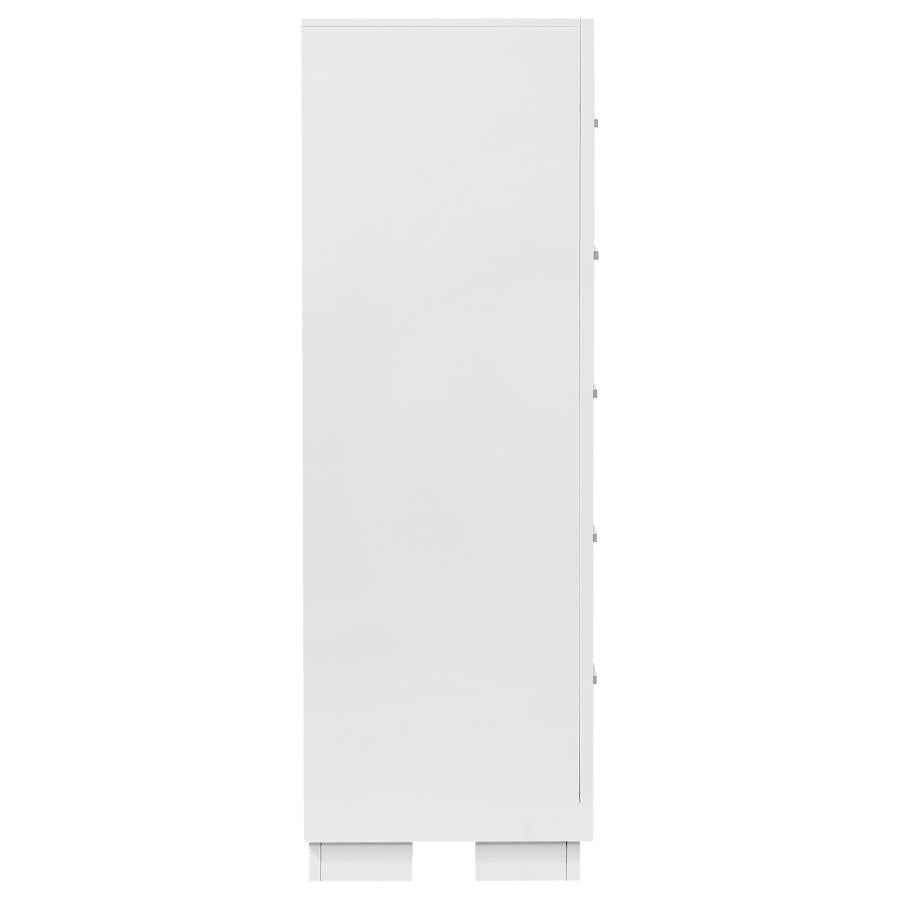 Jessica 5-drawer Bedroom Chest Snow White