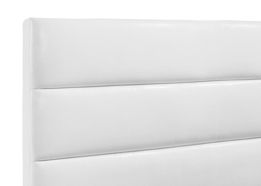 Felicity 4-piece Eastern King Platform Bedroom Set White