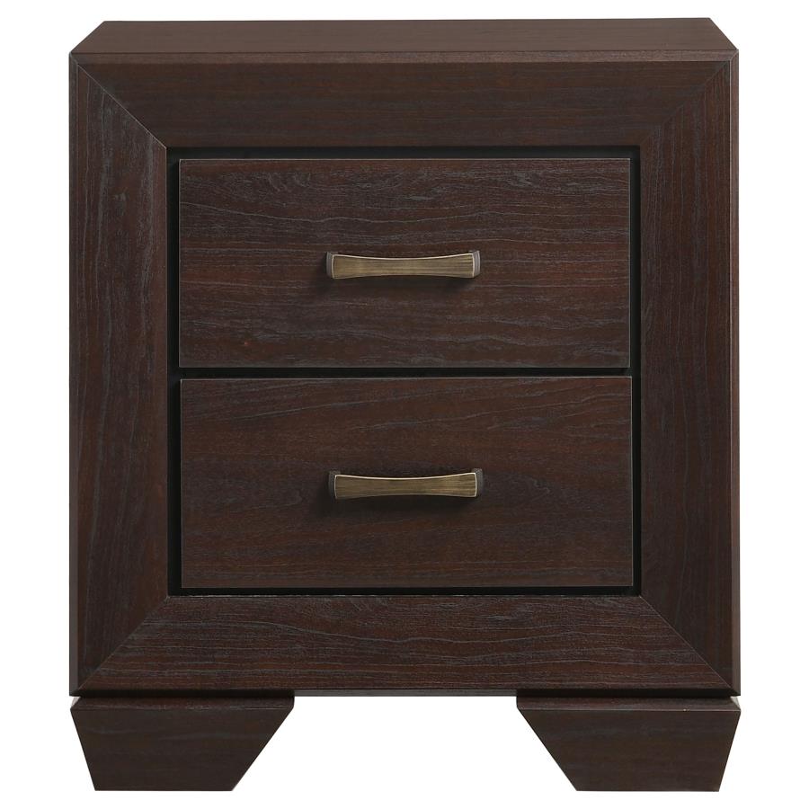 Kauffman 4-piece Eastern King Bedroom Set Dark Cocoa