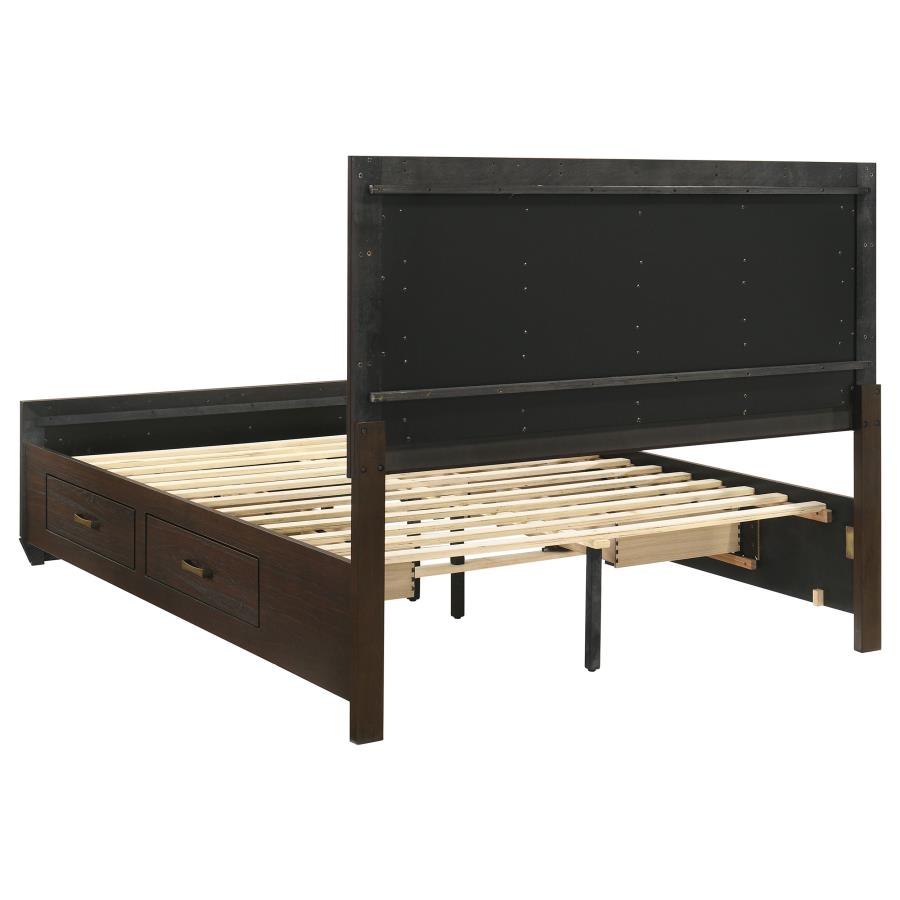 Kauffman 4-piece Queen Bedroom Set Dark Cocoa