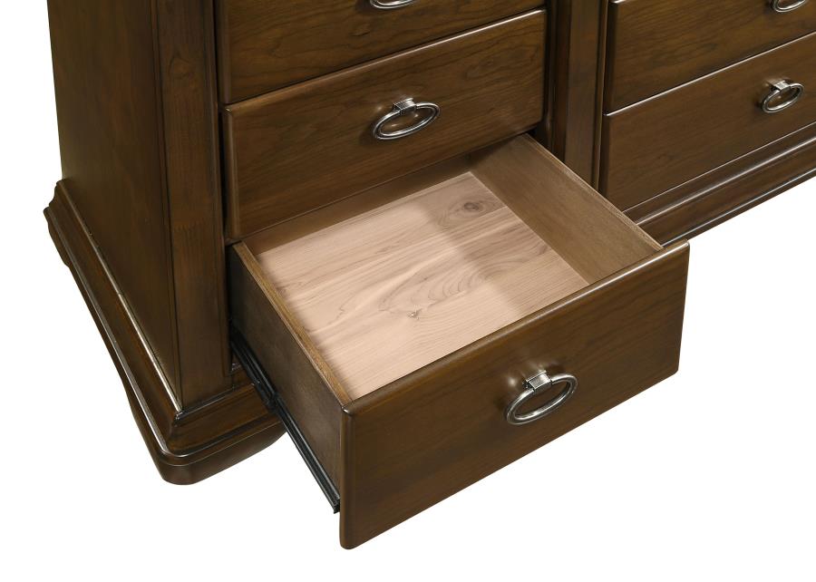 Garland 4-piece Queen Bedroom Set Brown Cherry