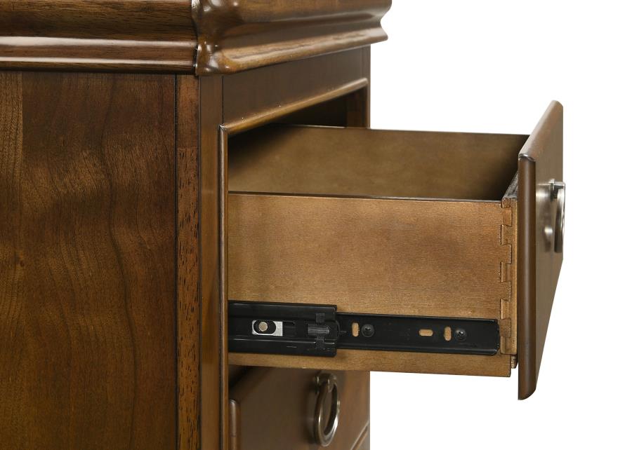 Garland 2-drawer Nightstand Bedside Table Brown Cherry