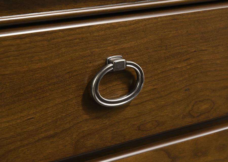 Garland 9-drawer Bedroom Dresser with Mirror Brown Cherry