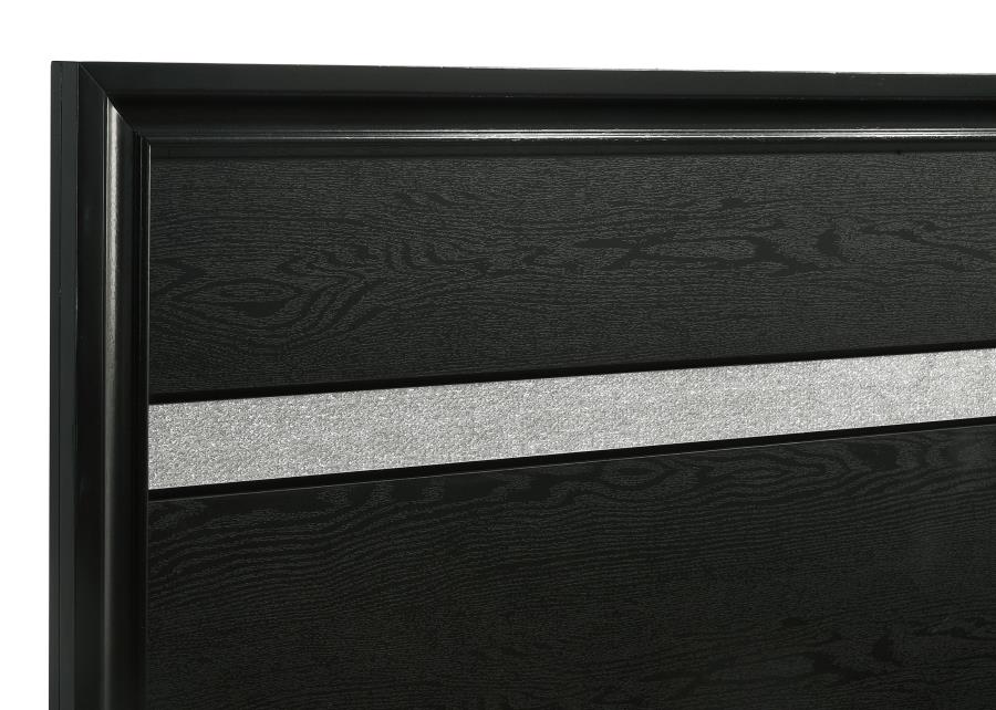 Miranda 4-piece Full Bedroom Set Black