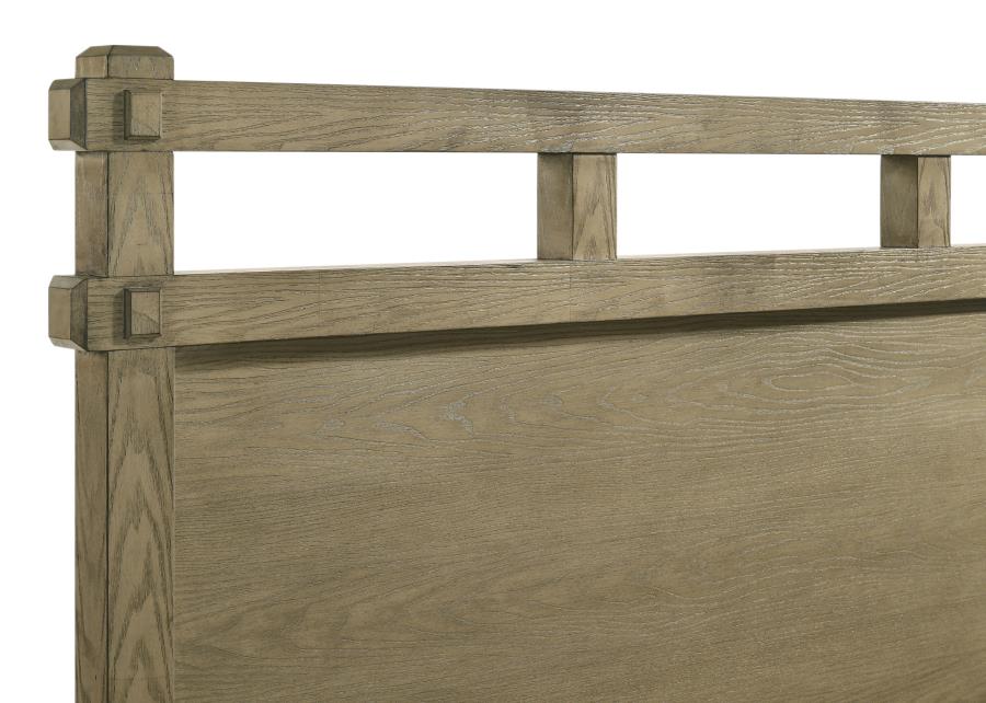 Hazlewood 5-piece Eastern King Bedroom Set Vineyard Oak