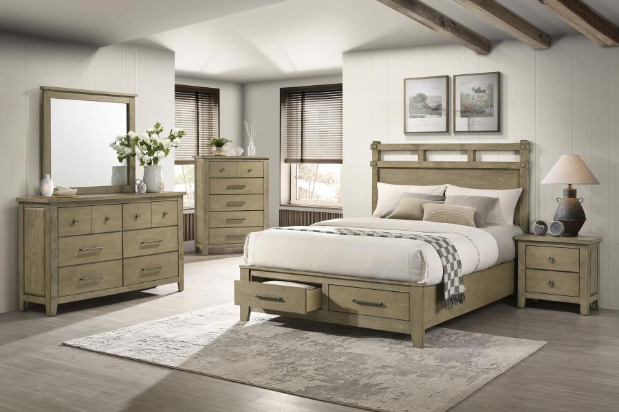 Hazlewood 2-drawer Nightstand Bedside Table Vineyard Oak