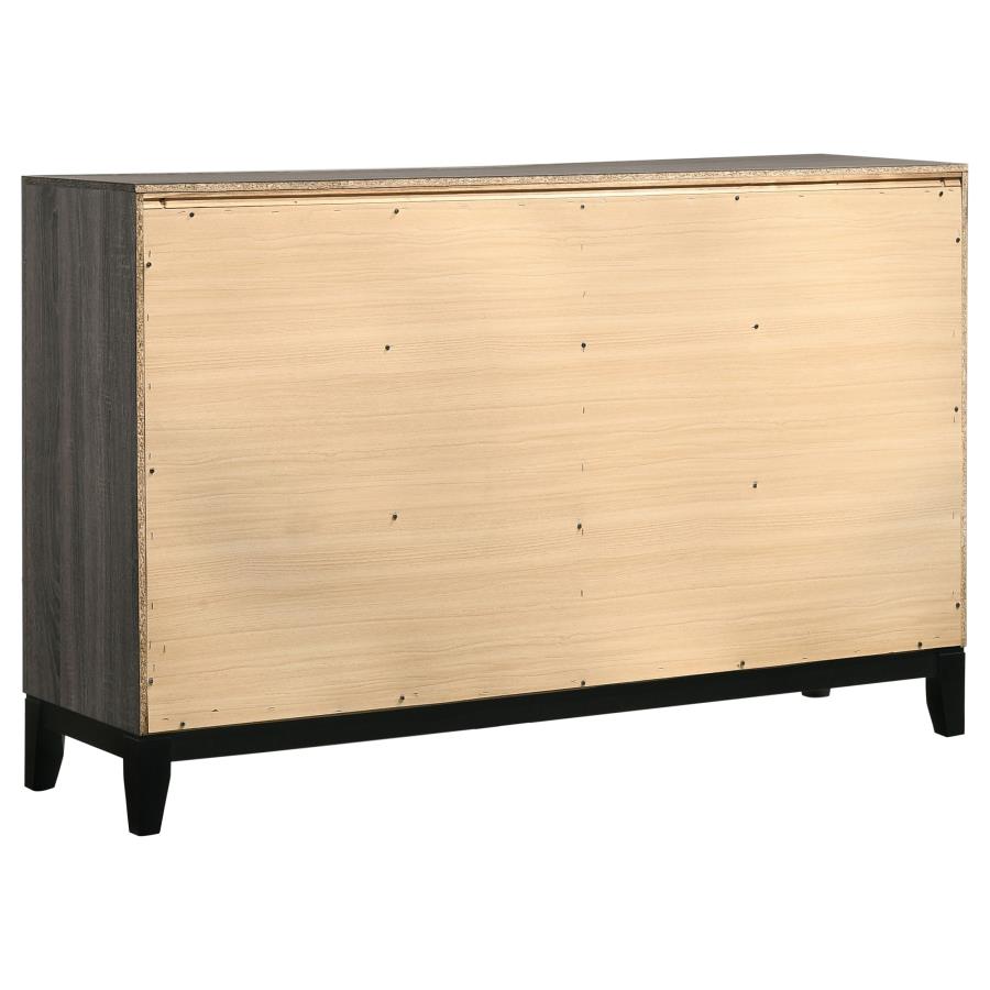 Watson Four-piece Full Bedroom Set Grey Oak