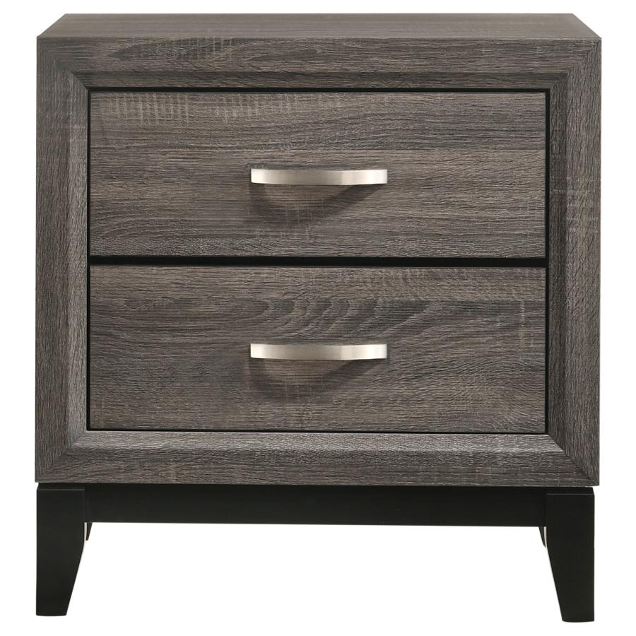 Watson Four-piece Eastern King Bedroom Set Grey Oak