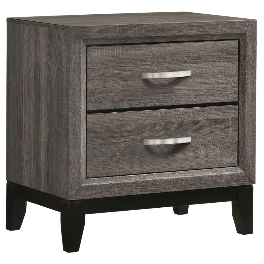 Watson Five-piece Queen Bedroom Set Grey Oak