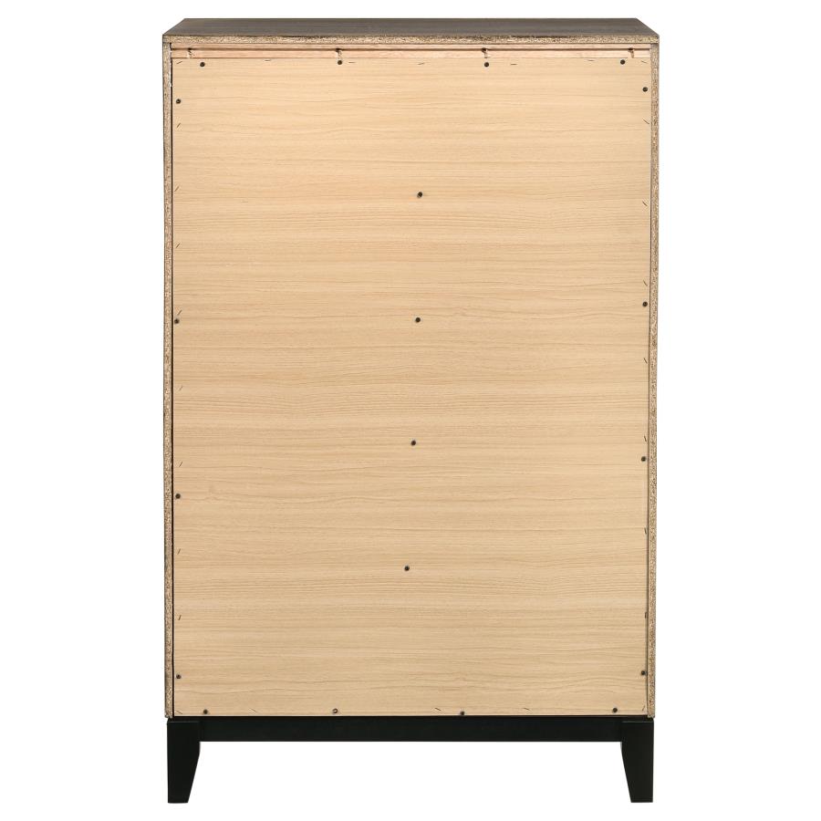 Watson 5-drawer Bedroom Chest Grey Oak