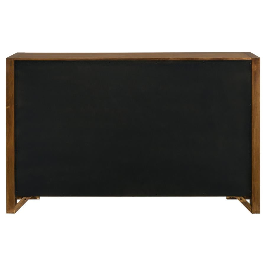 Adderley 8-drawer Bedroom Dresser Cabinet Warm Brown