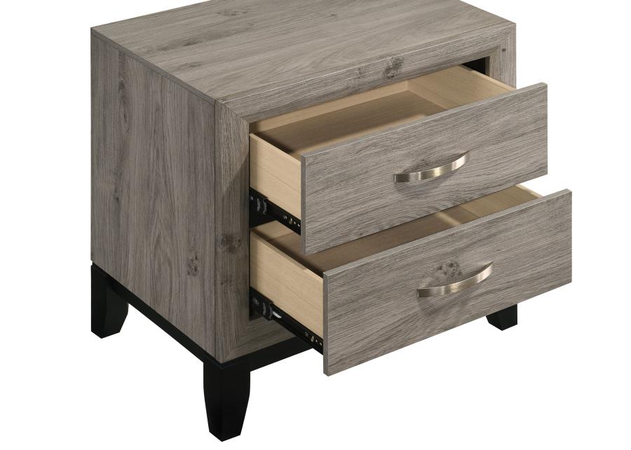 Valen Four-piece Eastern King Bedroom Set Light Taupe