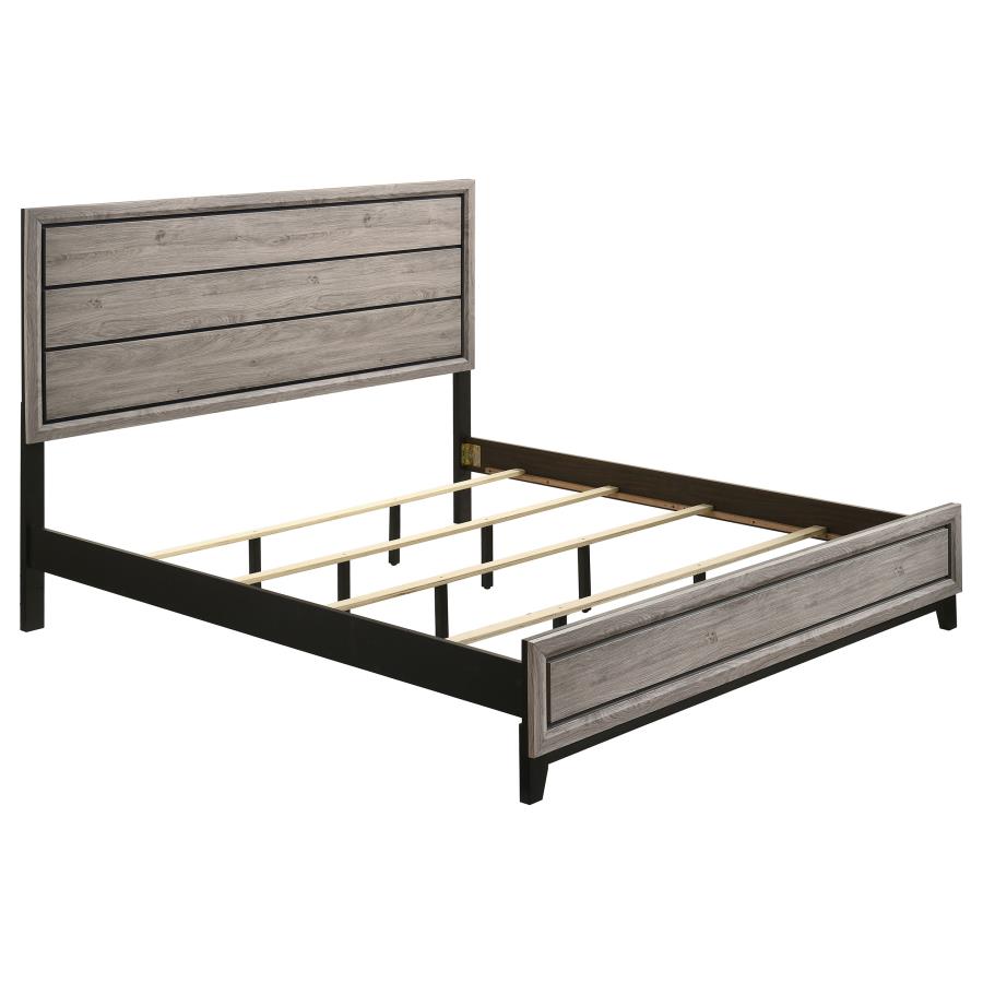 Valen Five-piece Eastern King Bedroom Set Light Taupe